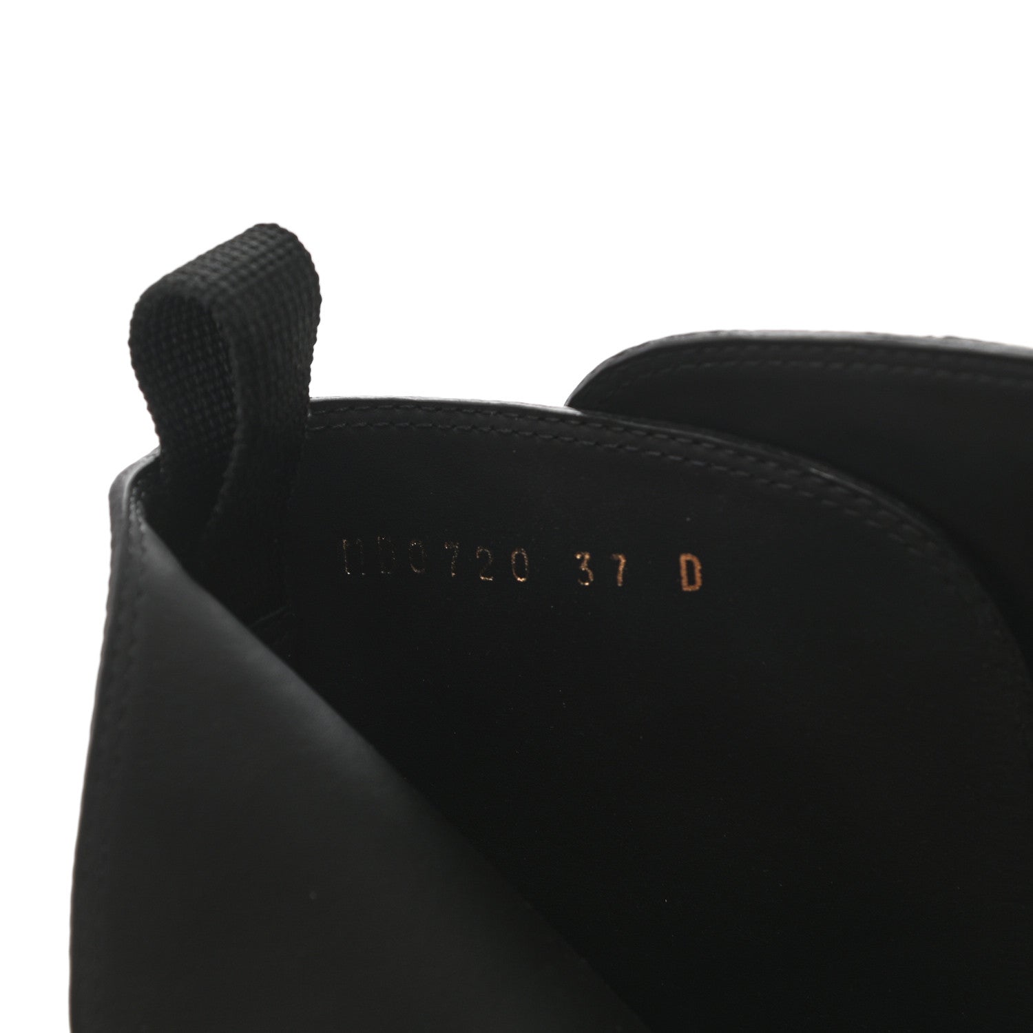 Christian Dior Calfskin Empreinte Ankle Boot 37 Black 8 of 9