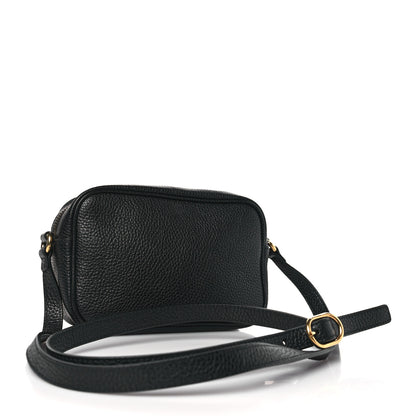 Gucci Pebbled Calfskin Mini Soho Disco Bag Black 3 of 9