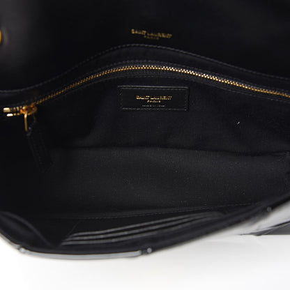 Saint Laurent Patent Patchwork Monogram Medium Jamie Black 5 of 10
