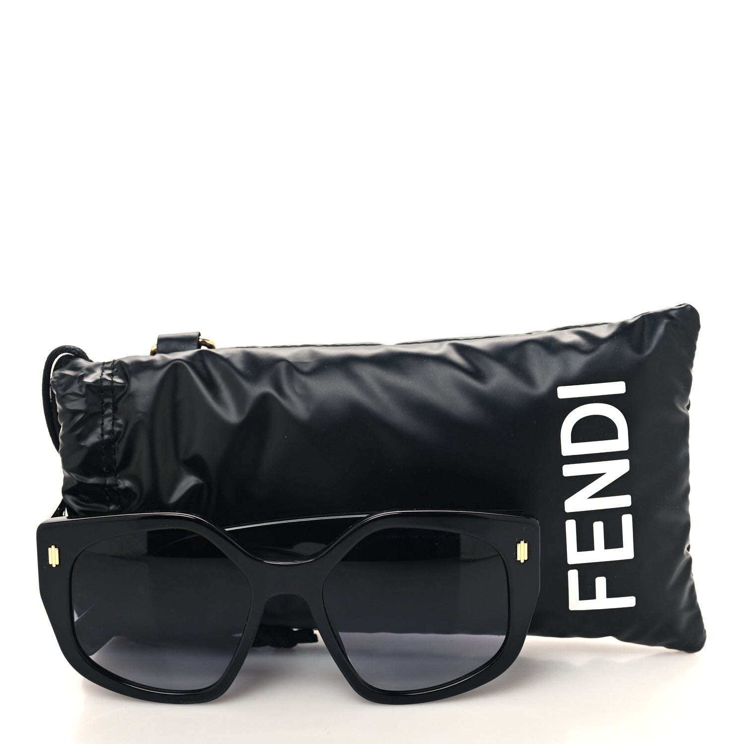 Fendi Acetate Fendi Butterfly Sunglasses FE40017I Black 7 of 7