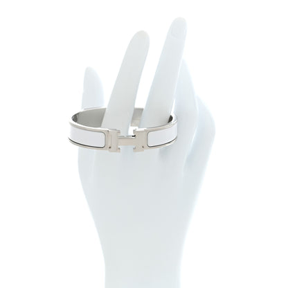 Hermes Enamel Narrow Clic Clac H Bracelet PM White 2 of 4