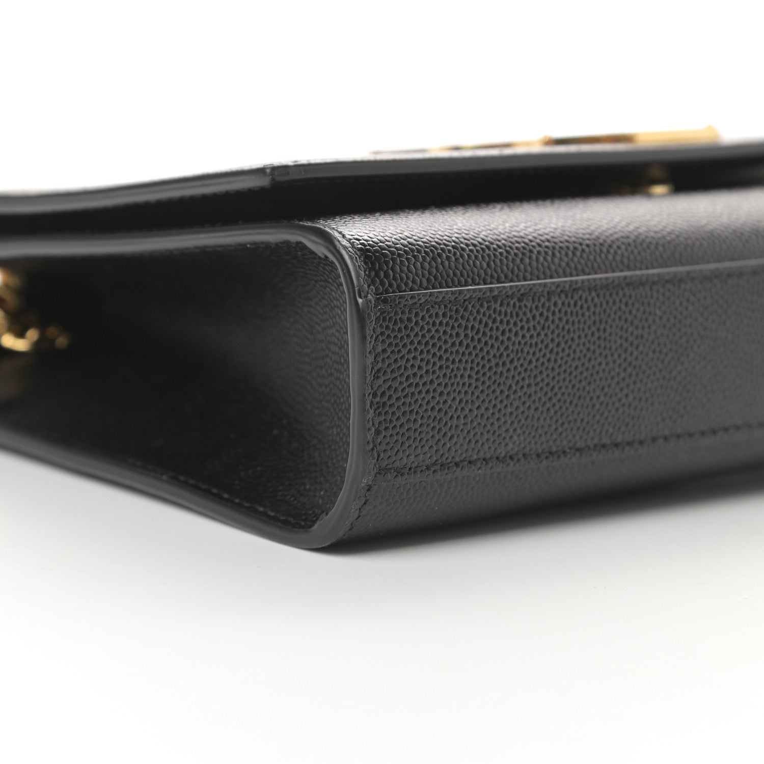 Saint Laurent Grain De Poudre Small Monogram Kate Satchel Black 9 of 12