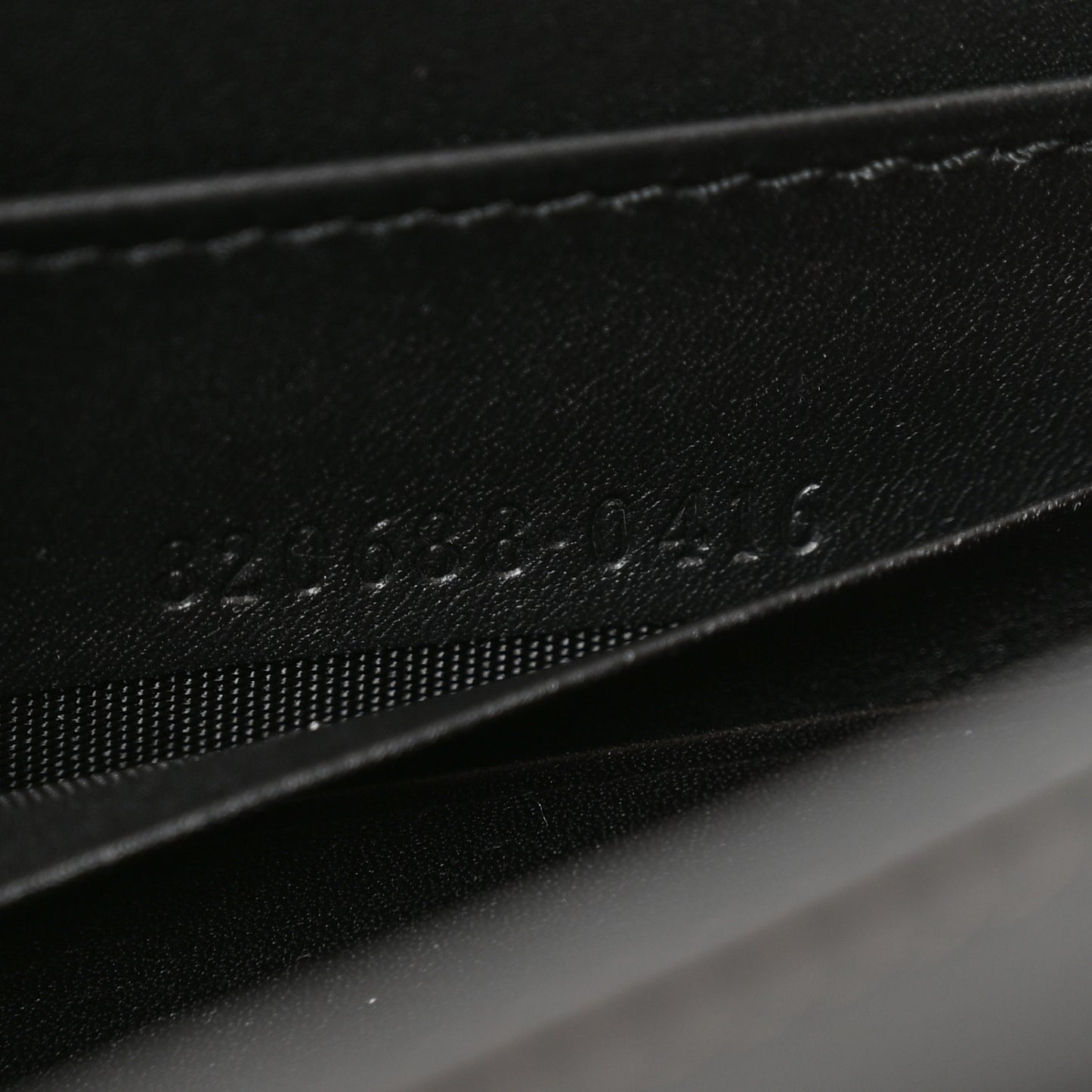 GG Emblem Monogram Wallet With Strap Beige Ebony Black