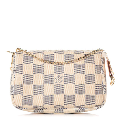 Louis Vuitton Damier Azur Mini Pochette Accessories 1 of 9