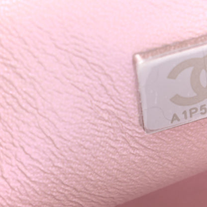 Chanel Iridescent Calfskin Quilted Mini Rectangular Flap Pink 9 of 11