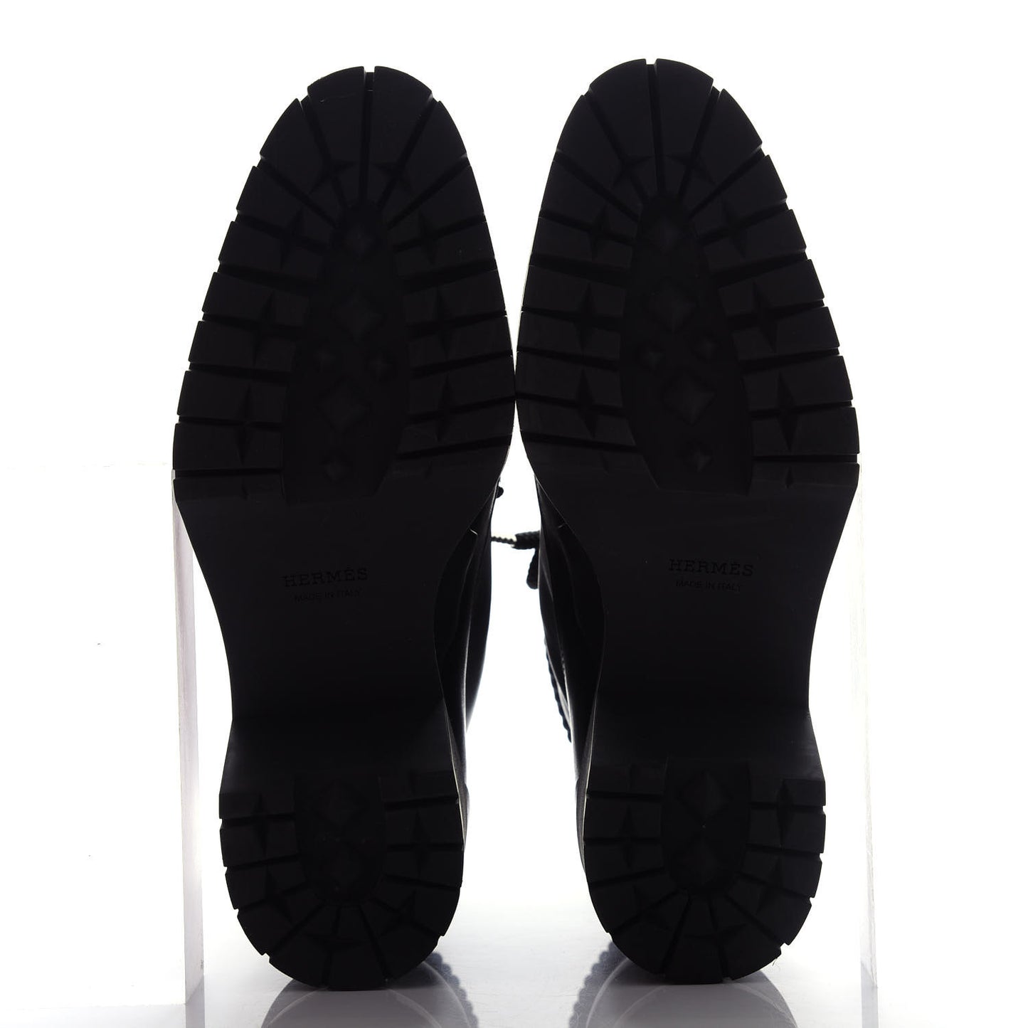 Calfskin Still Ankle Boots 37 Black