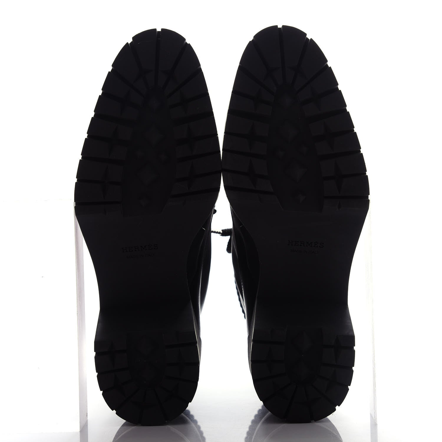 Hermes Calfskin Still Ankle Boots 37 Black 6 of 11