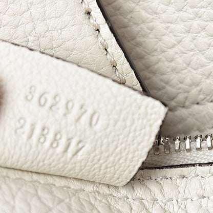 Gucci Soft Calfskin Medium Jackie Top Handle Bag Antique White 7 of 16