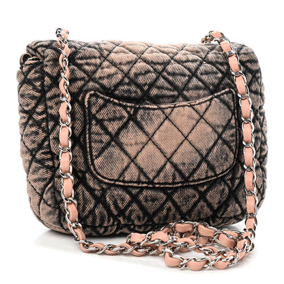 Chanel Washed Denim Quilted Small Denimpression Flap Rose Clair 2 of 4