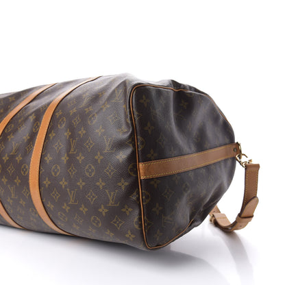 Louis Vuitton Monogram Keepall Bandouliere 55 8 of 9