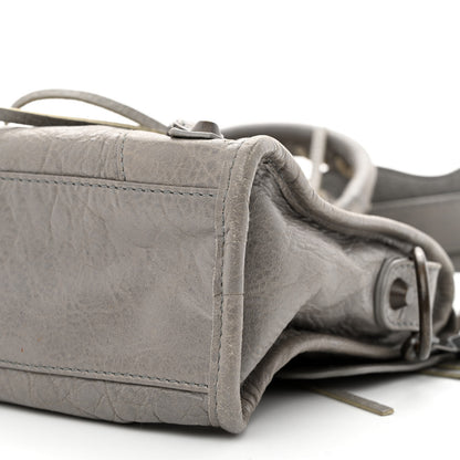 Balenciaga Agneau Classic Hardware Mini City Gris Pyrite 10 of 13