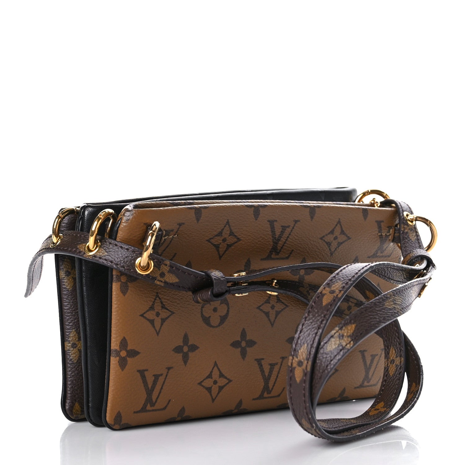 Louis Vuitton Reverse Monogram Lambskin LV3 Pouch 3 of 10