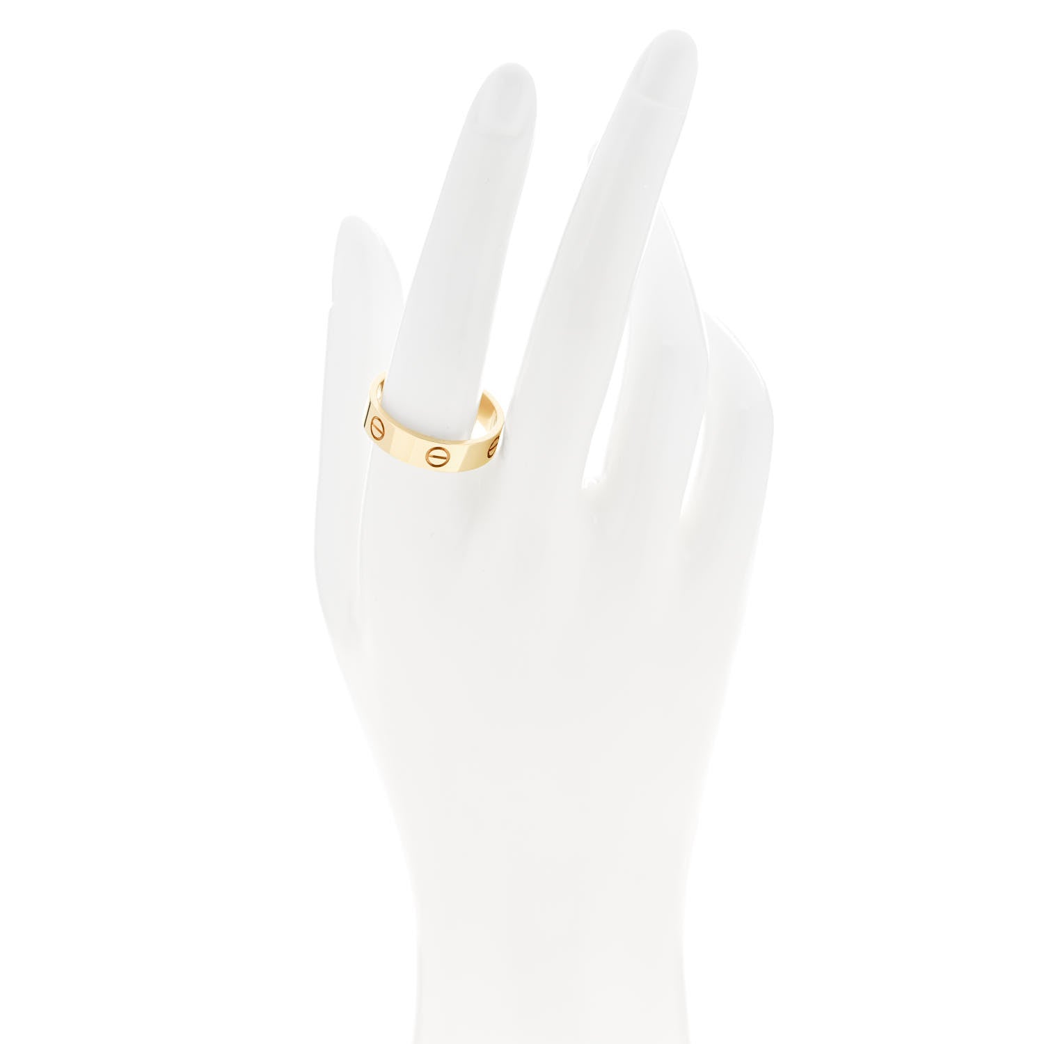 Cartier 18K Yellow Gold 5.5mm LOVE Ring 62 10 2 of 4