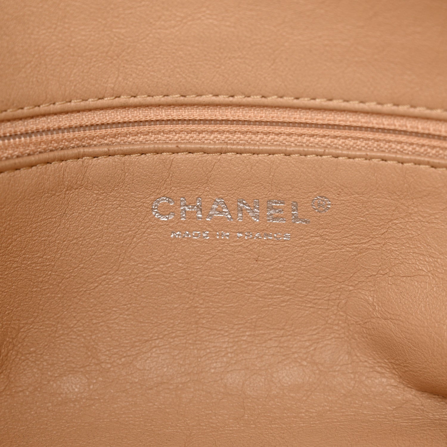 Chanel Smooth Calfskin Medium Luxe Ligne Bowler Light Beige 6 of 14