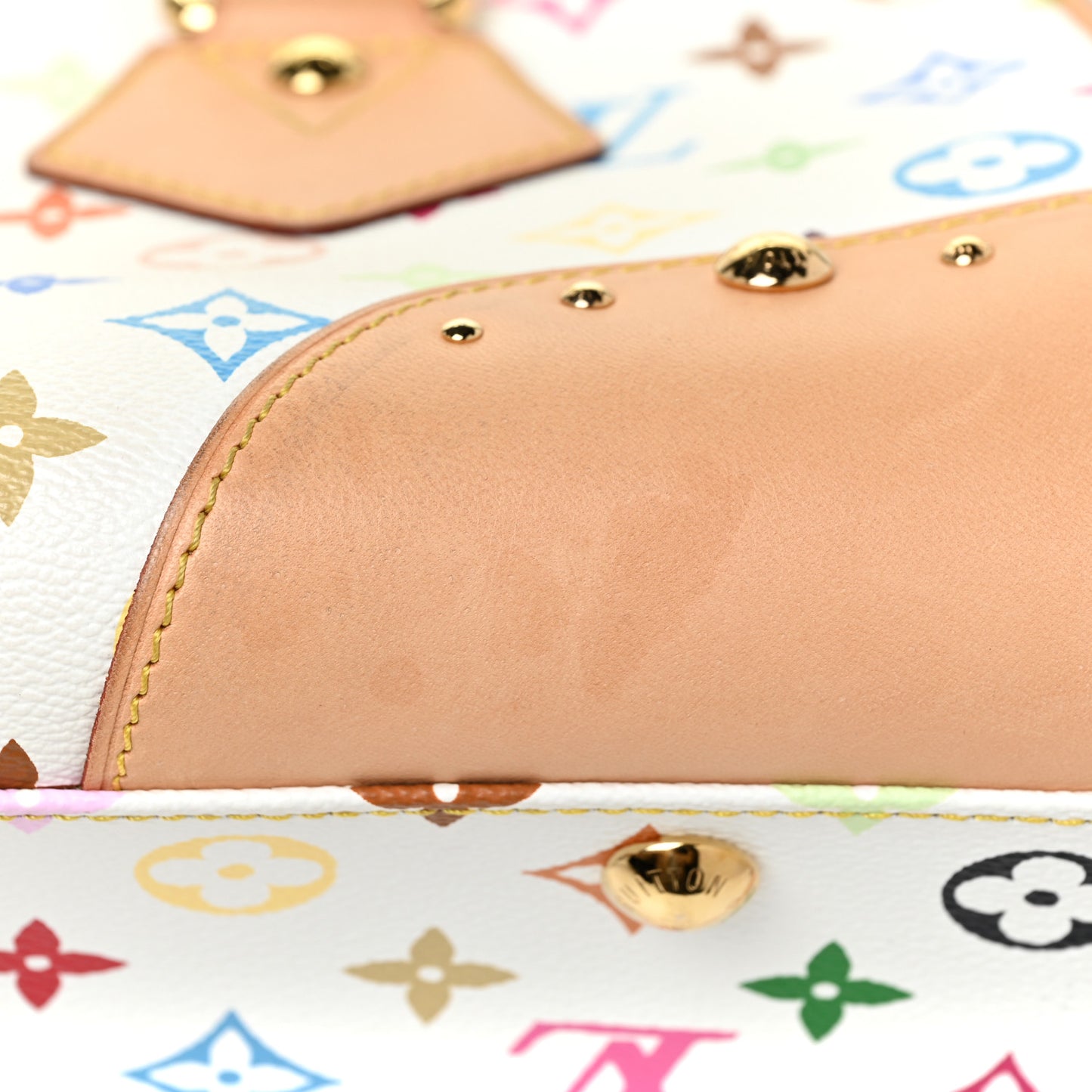 Monogram Multicolor Beverly GM White