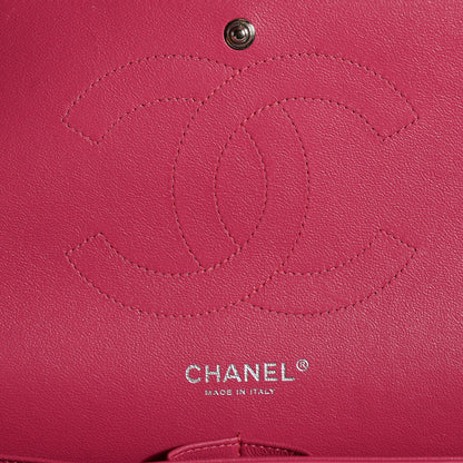 Chanel Patent Calfskin Quilted Jumbo Double Flap Fuchsia 7 of 8