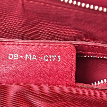 Christian Dior Lambskin Cannage Medium Granville Tote Fuchsia 9 of 17
