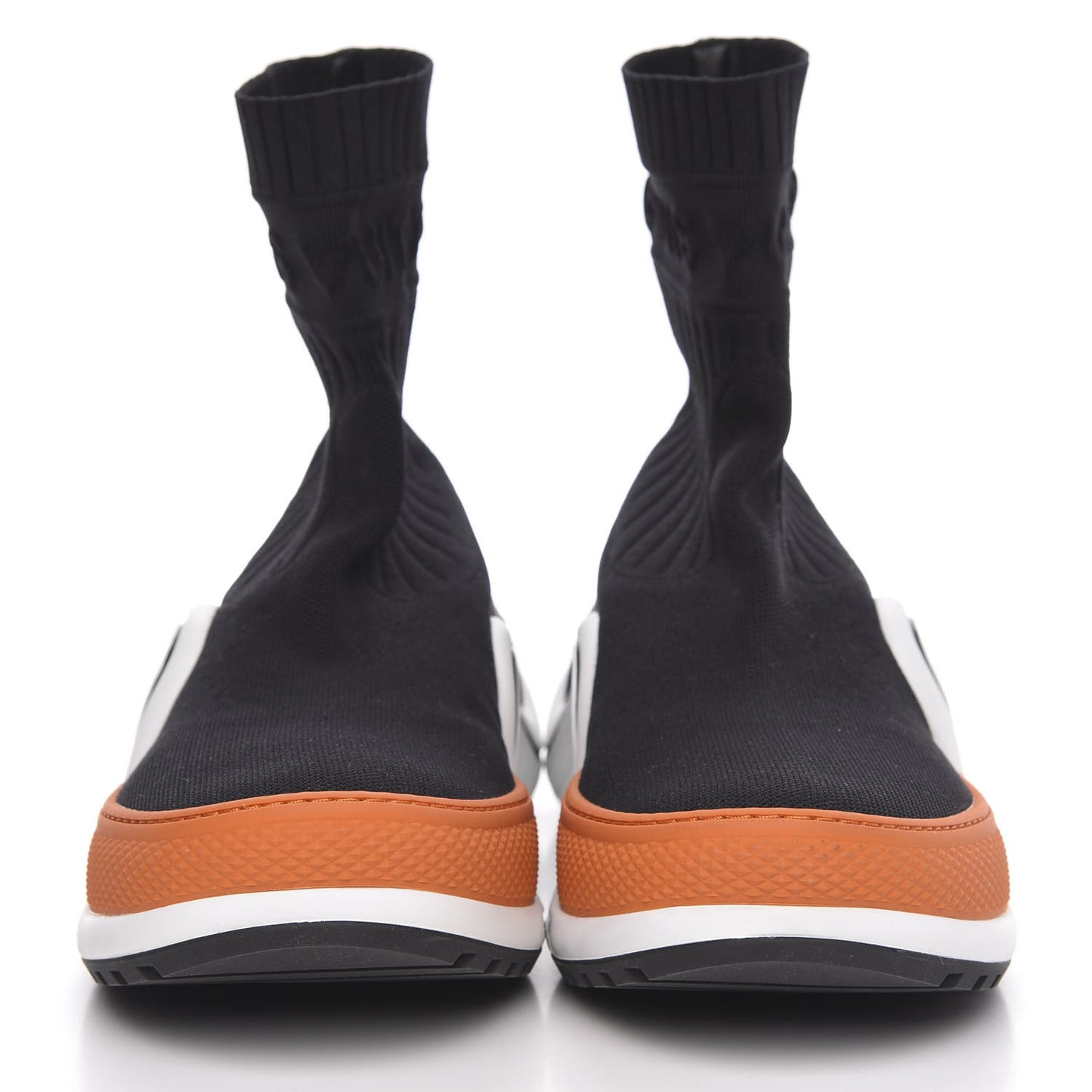 Stretch Textile LV Archlight Sneaker Boots 40 Black Orange