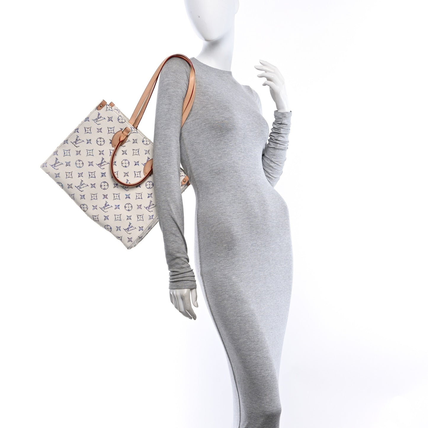 Monogram Jacquard Nautical Onthego MM Multicolor Beige