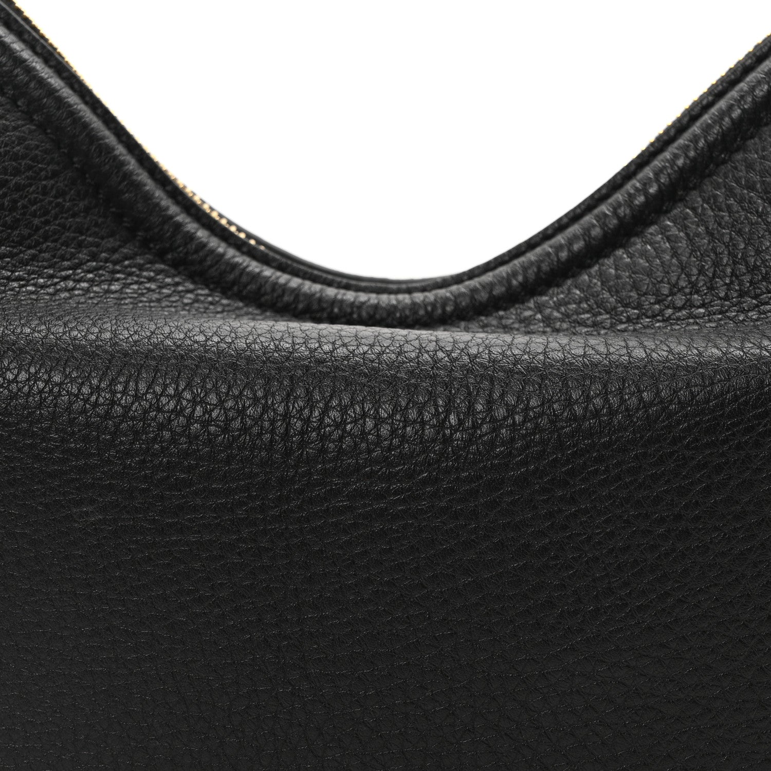 Valentino Garavani Grainy Calfskin Small Vlogo Moon Hobo Bag Black 7 of 10