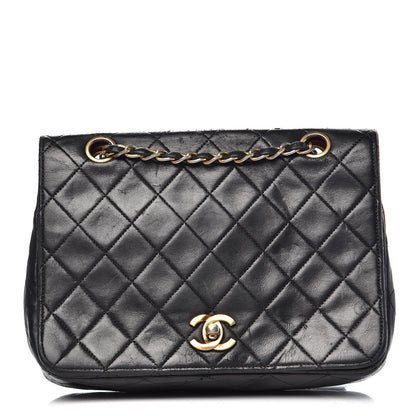 Chanel Lambskin Quilted Small Single Flap Black 1 of 26