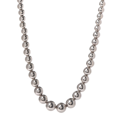 Tiffany Sterling Silver HardWear Graduated Ball Necklace 1 of 7