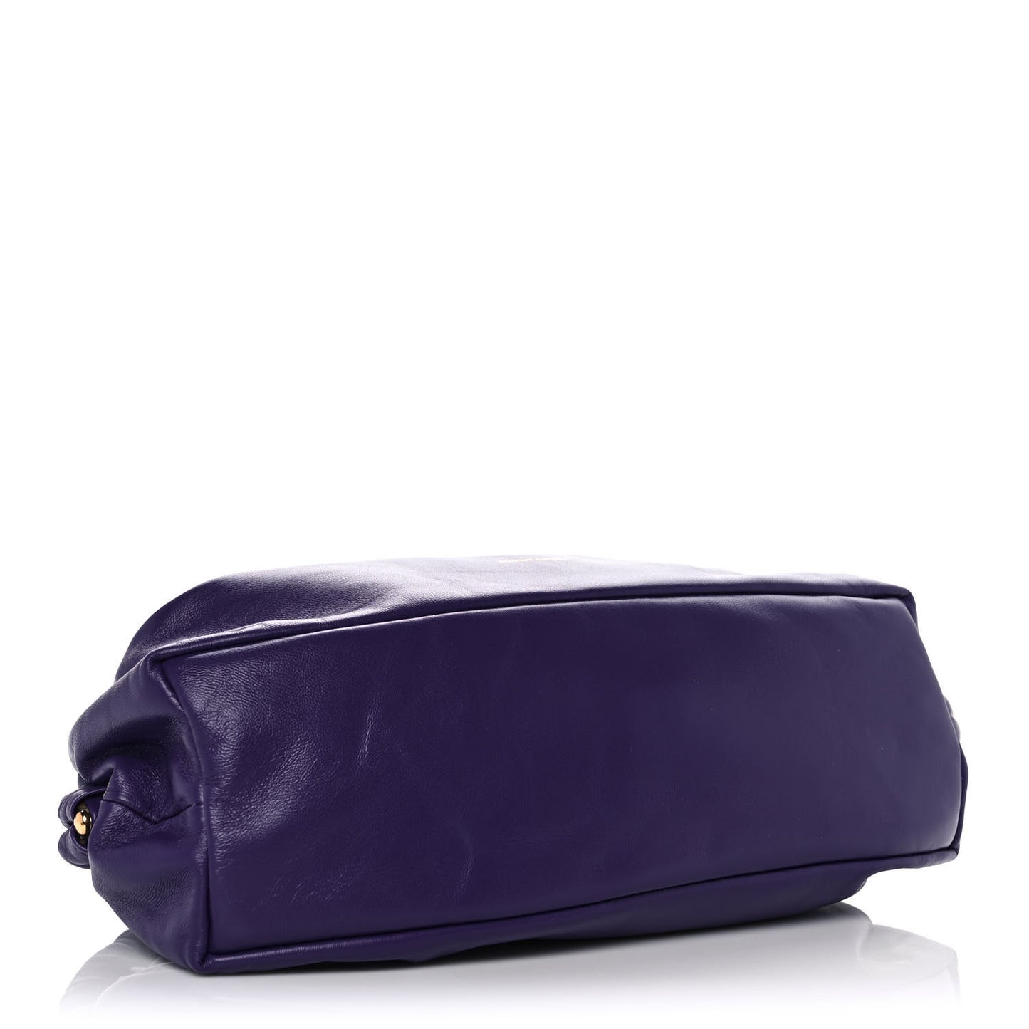 Lambskin Cloud Clutch Viola