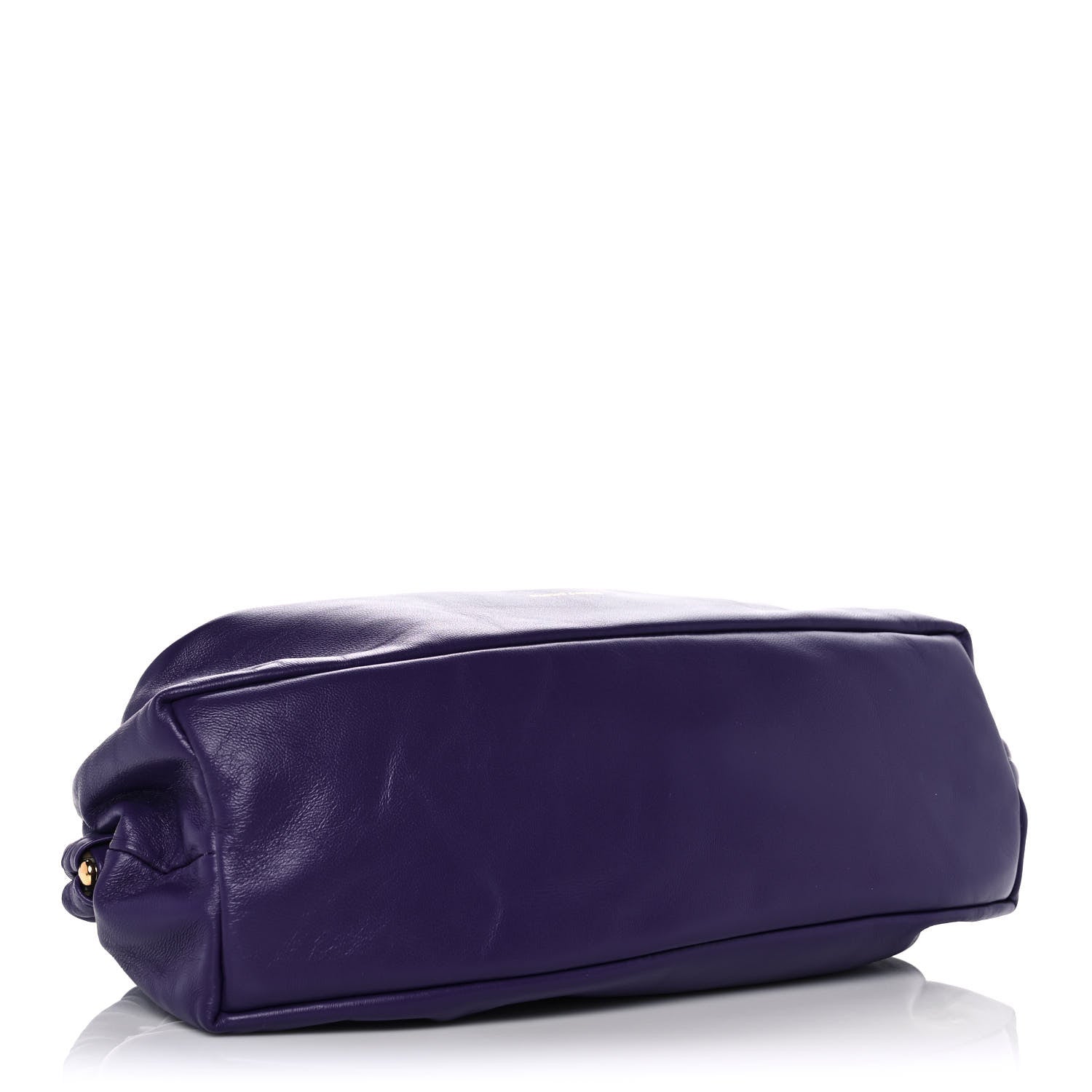 Mansur Gavriel Lambskin Cloud Clutch Viola 4 of 9