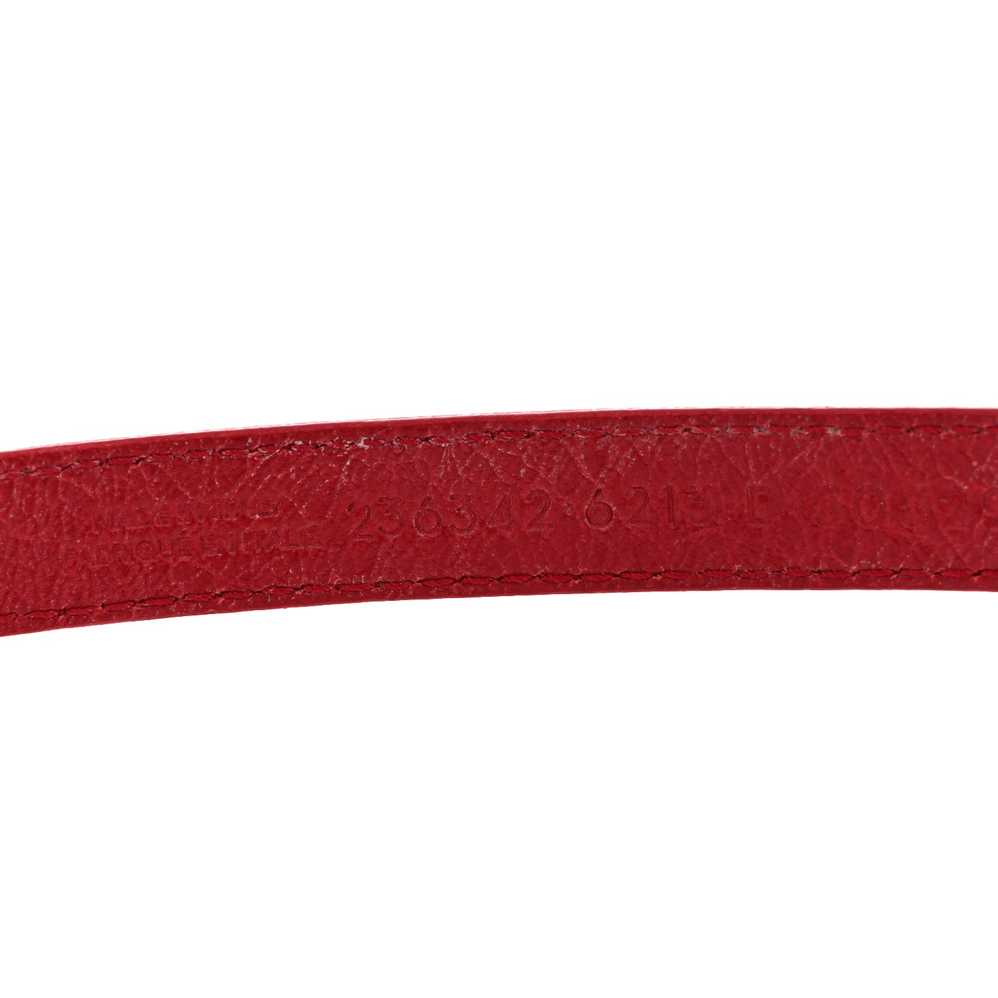 Agneau Giant 12 Gold Hardware Triple Tour M Bracelet Rouge Sapphire