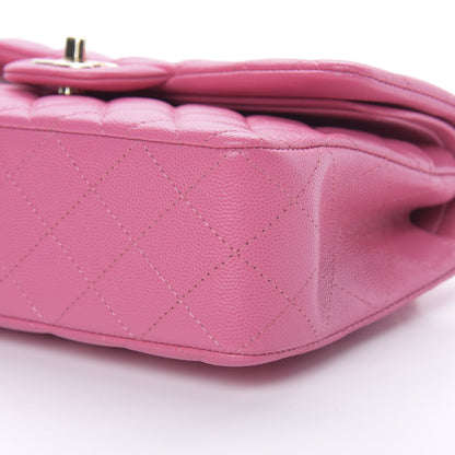 Chanel Caviar Quilted Small Double Flap Pink 10 of 11