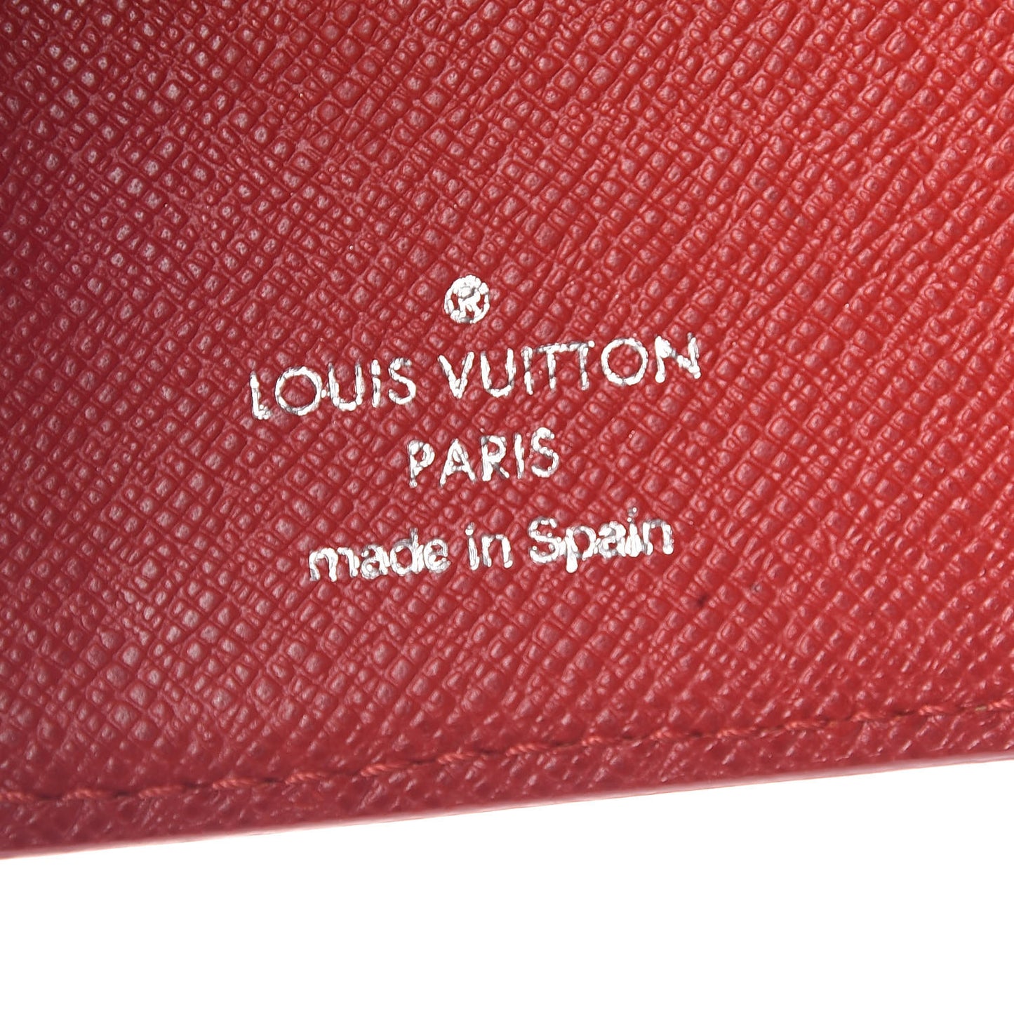 Epi Small Ring Agenda Cover Rouge