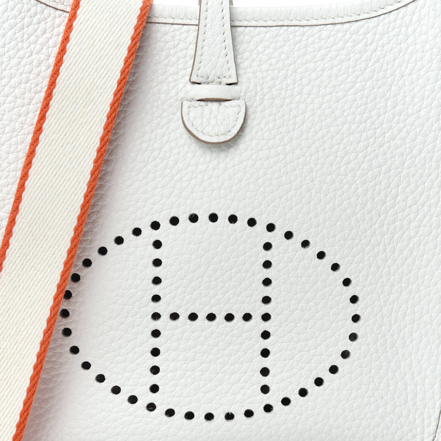 Hermes Taurillon Clemence Amazone Evelyne TPM White 8 of 10