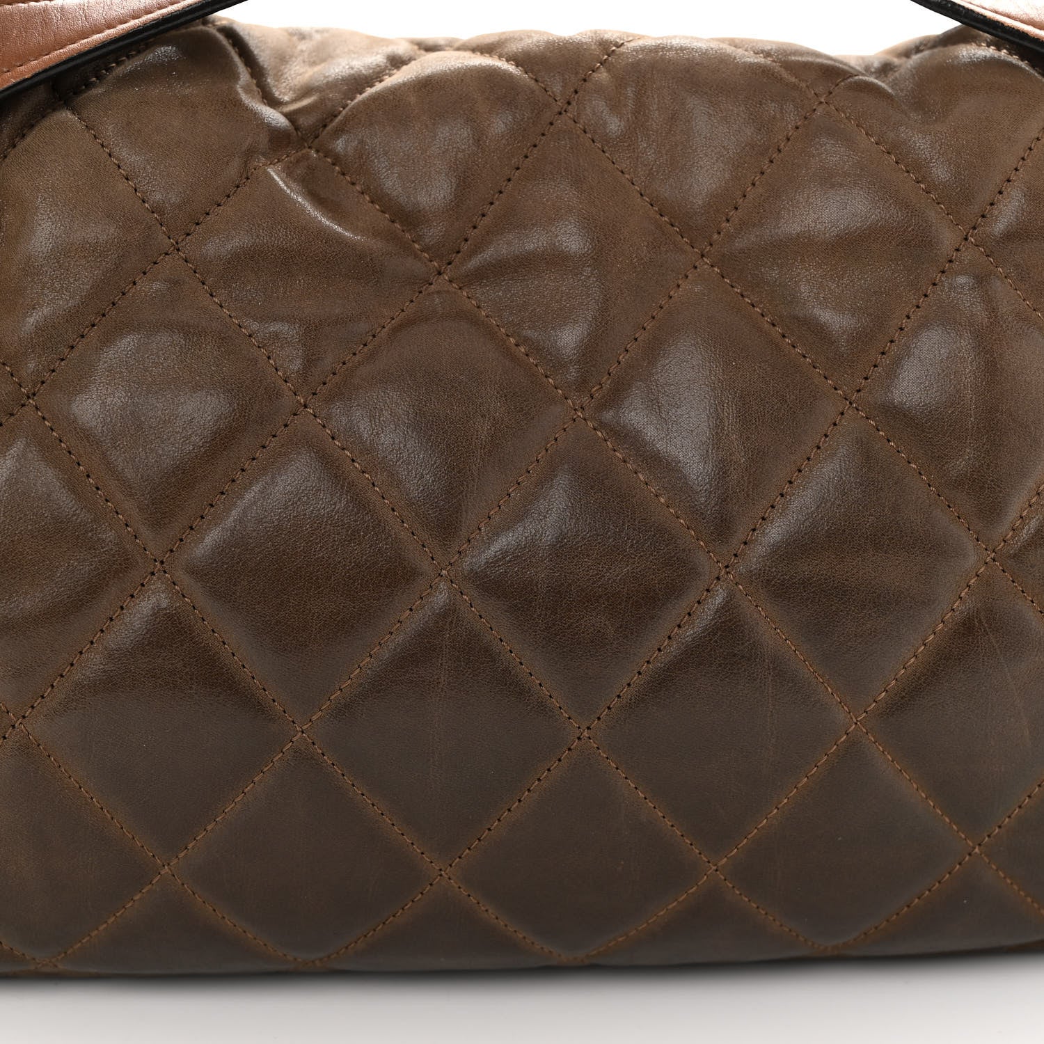 Chanel Iridescent Calfskin In The Mix Jumbo Flap Khaki 13 of 13