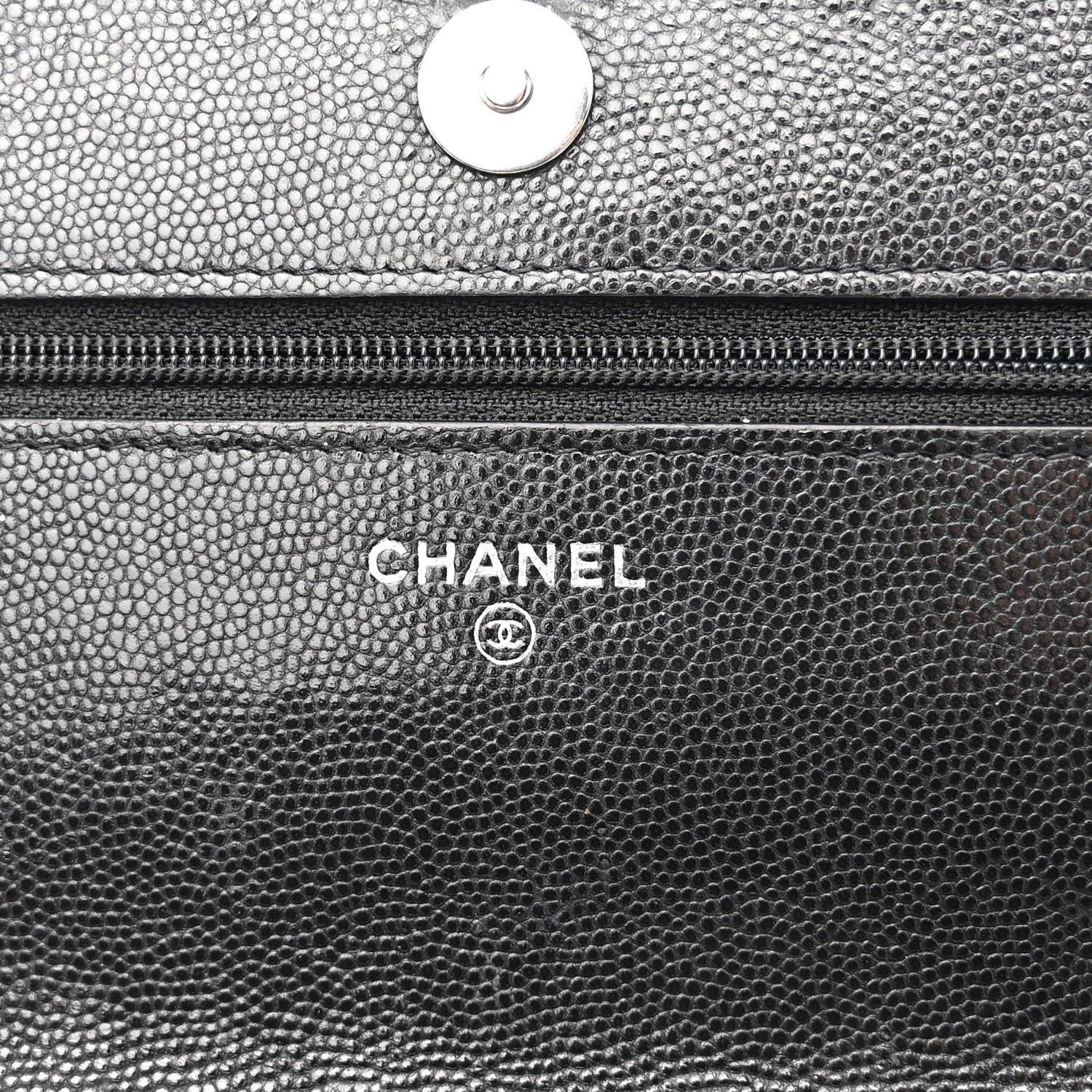 Chanel Caviar Quilted My Everything Wallet On Chain WOC Black 6 of 11