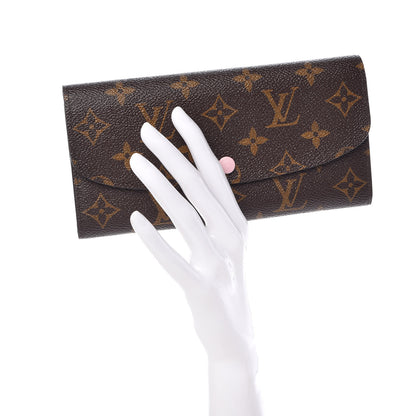 Louis Vuitton Monogram Emilie Wallet Rose Ballerine 2 of 8
