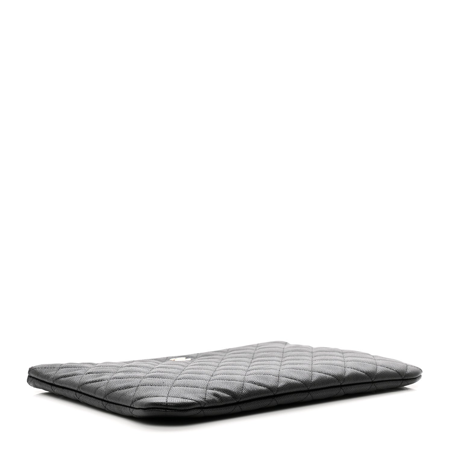 Chanel Caviar Quilted Medium Cosmetic Case Black 4 of 8