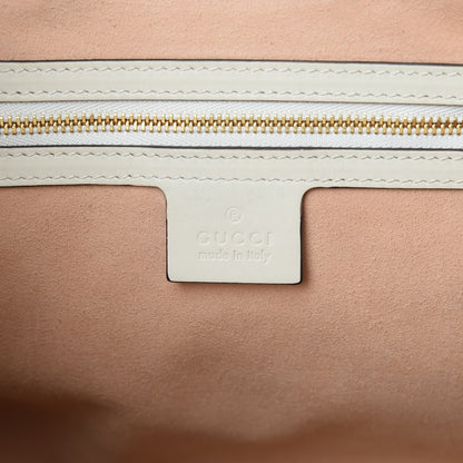 Gucci GG Supreme Monogram Medium Padlock Tote White 6 of 13