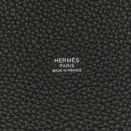 Hermes Taurillon Clemence Picotin Lock 22 MM Black 6 of 12