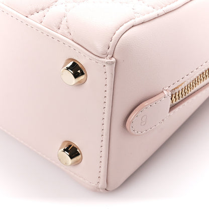 Christian Dior Lambskin Cannage Lily Tote Light Pink 10 of 11