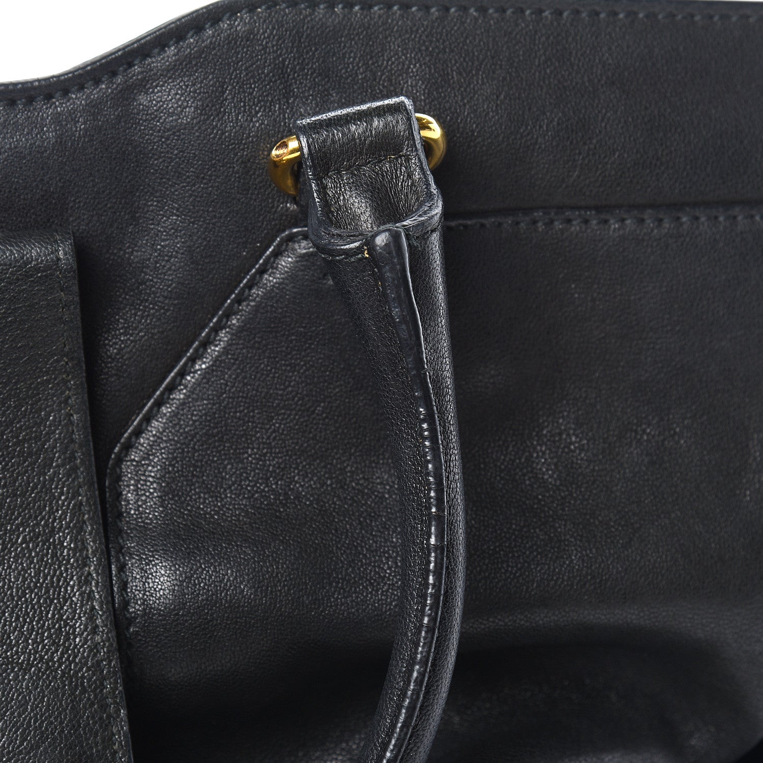 Saint Laurent Sheepskin Large Cabas ChYc Black 12 of 20