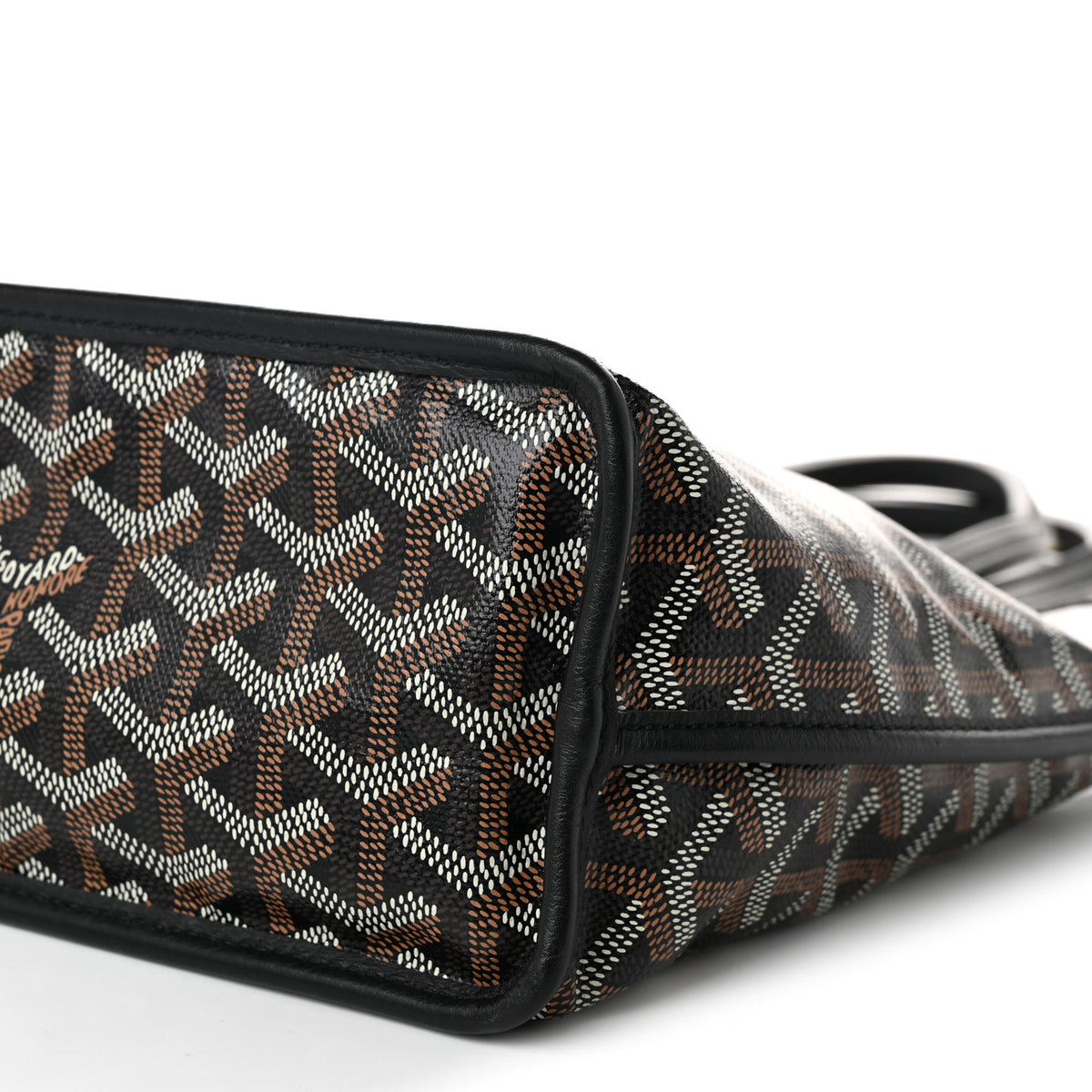 Goyardine Banniere Reversible Mini Anjou Black