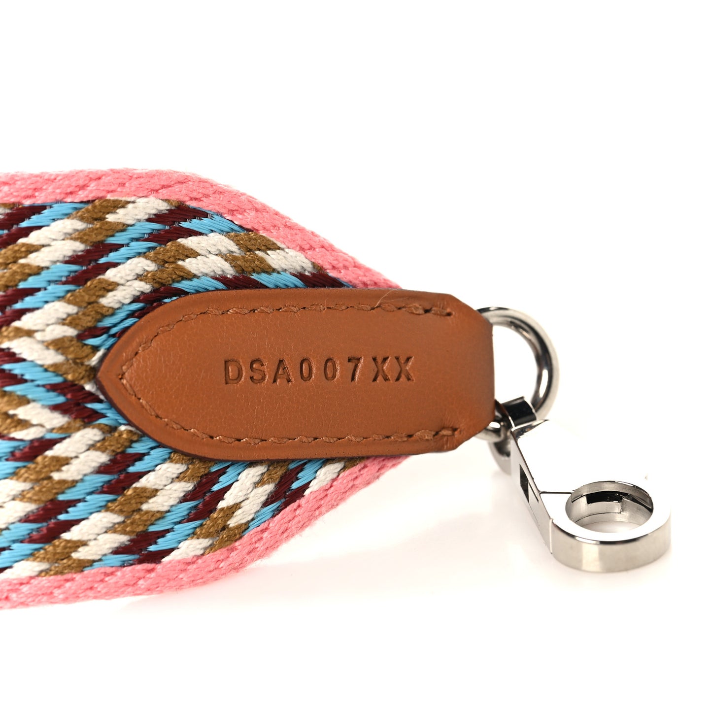 Toile Swift 50mm Sangle ZigZag Shoulder Strap Rose d'Ete White Gold