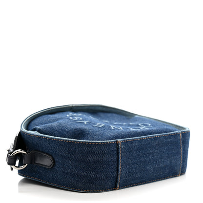 Stella McCartney Eco Alter Denim Logo Small Camera Bag Orion Blue 4 of 13