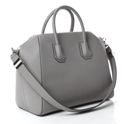 Givenchy Sugar Goatskin Medium Antigona Pearl Grey 3 of 10
