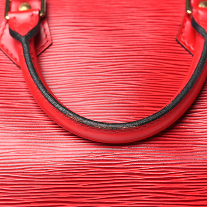 Louis Vuitton Epi Speedy 30 Castillan Red 10 of 10