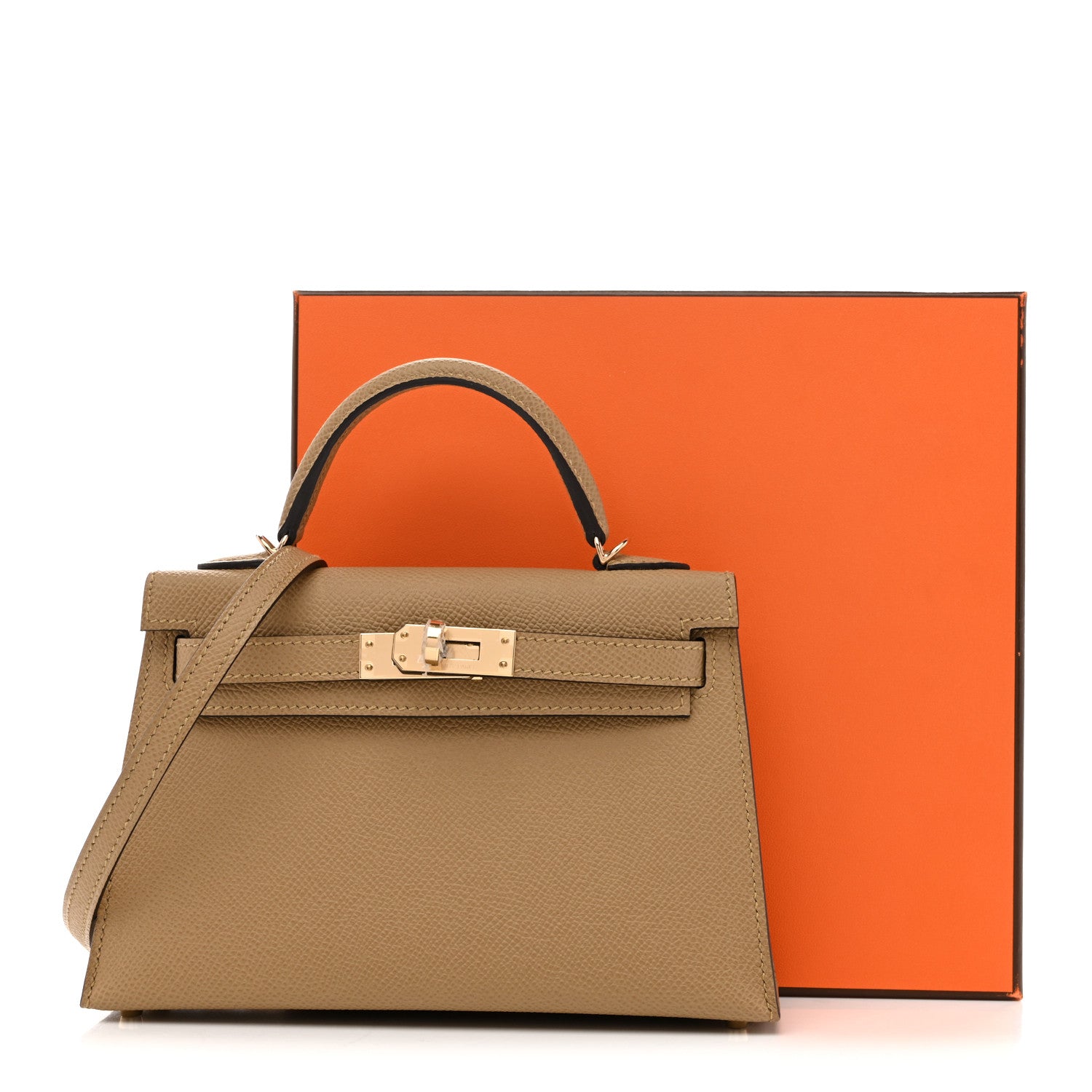 Hermes Epsom Mini Kelly Sellier 20 Poussiere 10 of 10