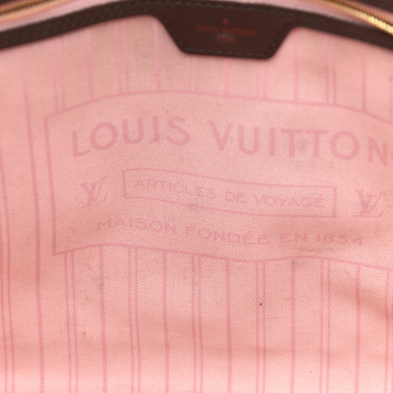 Louis Vuitton Damier Ebene Neo Neverfull MM Rose Ballerine 21 of 28