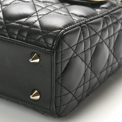 Christian Dior Lambskin Cannage Small My ABCDior Lady Dior Black 10 of 10