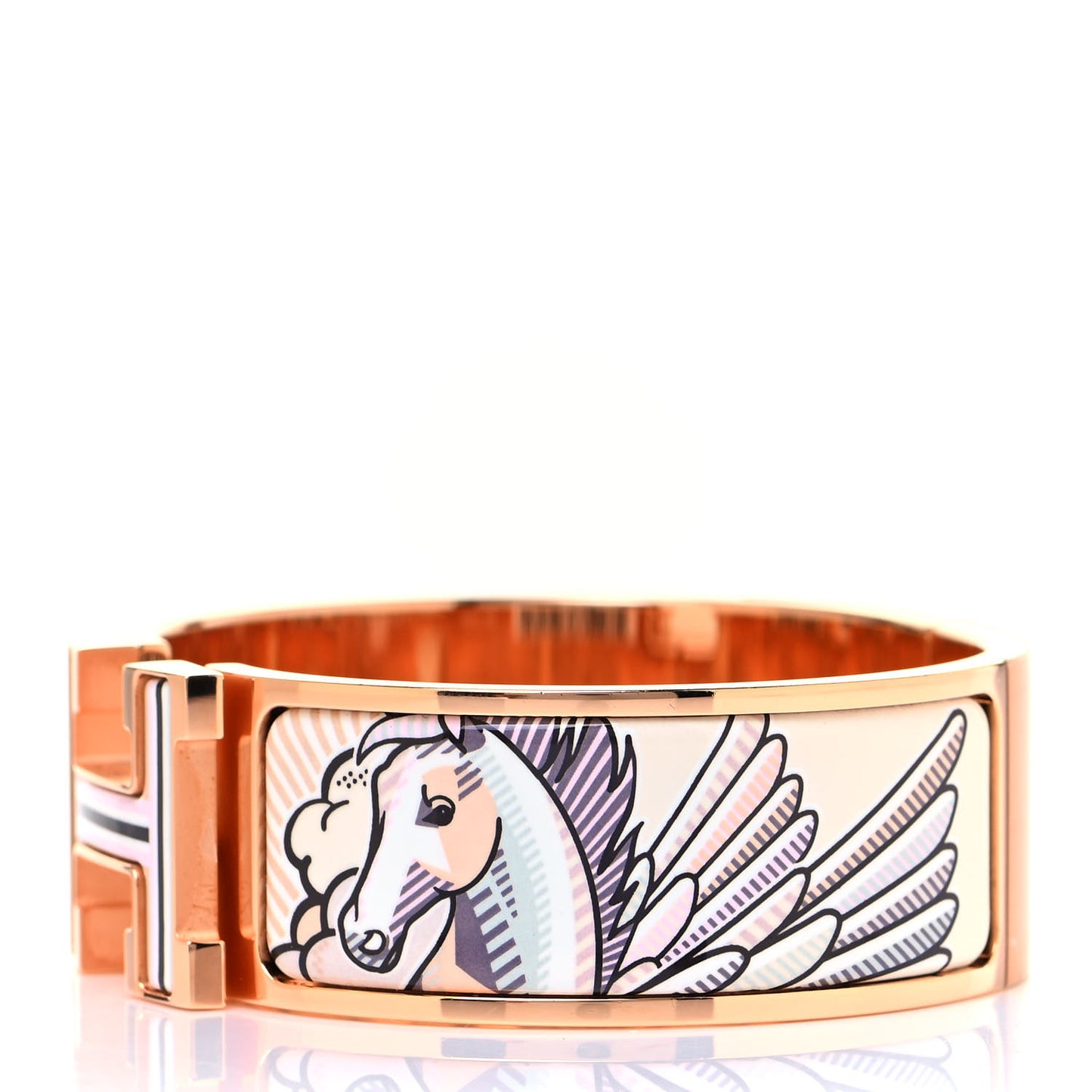 Enamel Pegase Pop Wide Clic Clac H Bracelet L Sable Soie