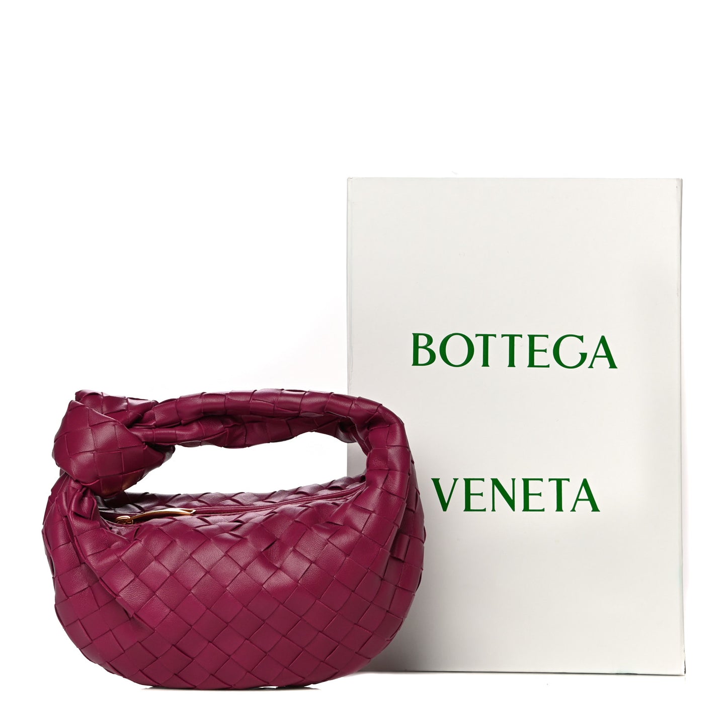 Nappa Intrecciato Mini Jodie Cinnabar